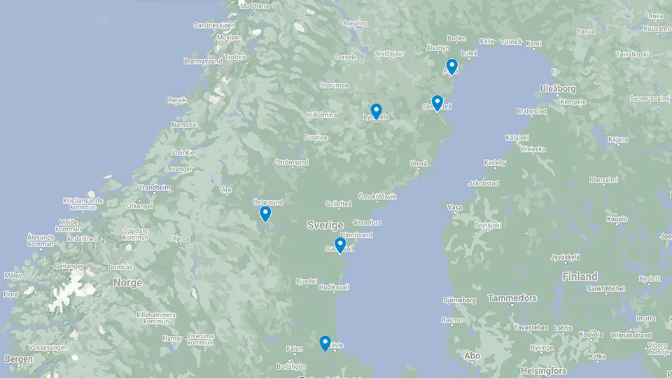 Escape Box Norr - Här finns vi karta